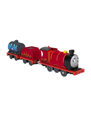 MTHFX97_HNN07,Thomas Locomotiva Motorizata Splash Tank James Cu 2 Vagoane
