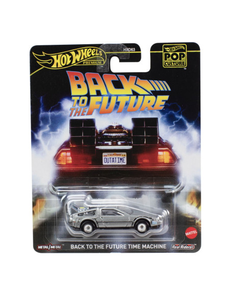 MTHXD63_JBL65,Hot Wheels Pop Culture Masinuta Metalica Back To The Future Scara 1:64