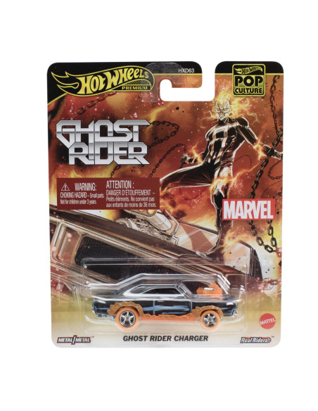 MTHXD63_JBL81,Hot Wheels Pop Culture Masinuta Metalica Ghost Rider Scara 1:64