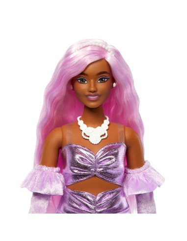 MTHYV25,Barbie Deluxe Style Papusa Barbie Cu Par Mov