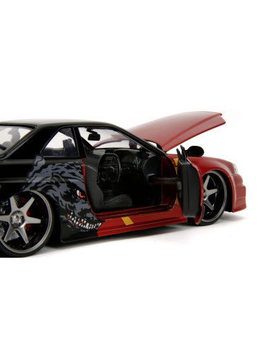 VV-253253024,Jada Godzilla Masinuta Metalica Nissan Skyline Gtr Scara 1 La 24