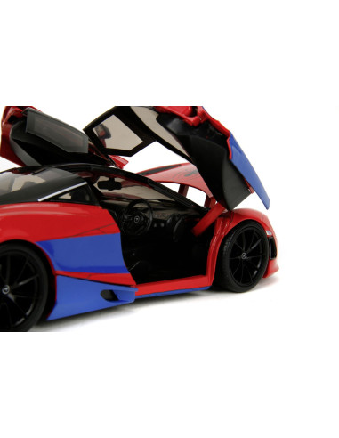 VV-253225034,Jada Marvel Set Figurina Spider Man Si Masinuta Metalica Mclaren 720s Scara 1 La 24