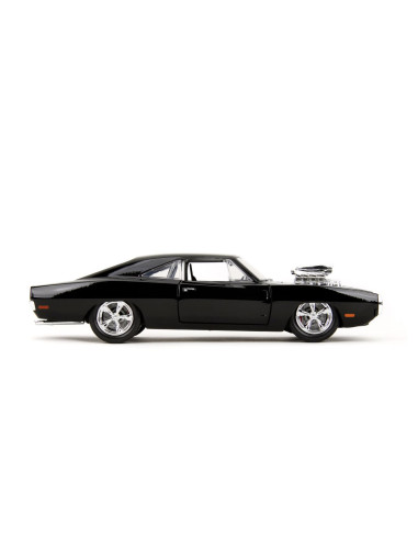 VV-253205006,Jada Fast And Furious Set Figurina Dom Si Masinuta Metalica Dodge Charger 1970 Scara 1 La 24