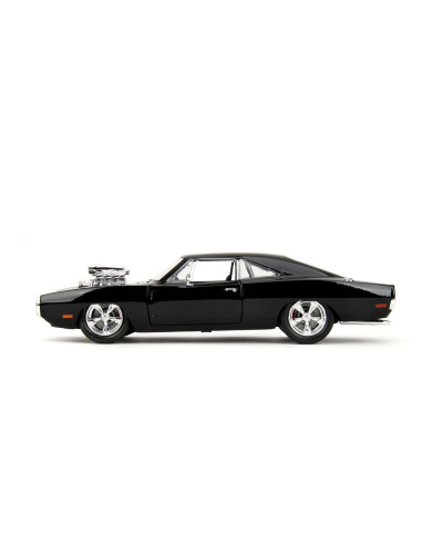 VV-253205006,Jada Fast And Furious Set Figurina Dom Si Masinuta Metalica Dodge Charger 1970 Scara 1 La 24
