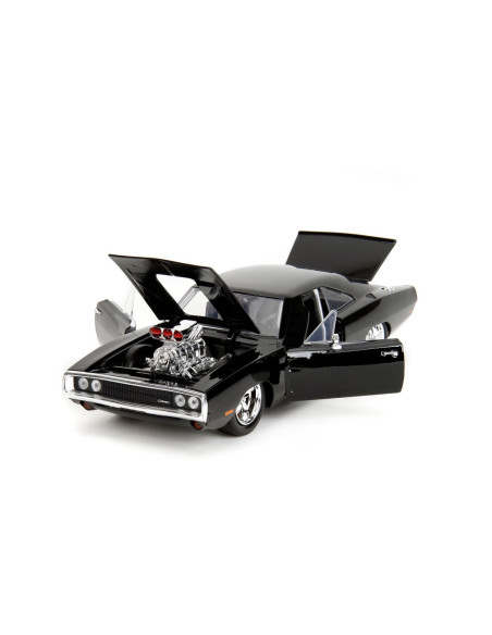 VV-253205006,Jada Fast And Furious Set Figurina Dom Si Masinuta Metalica Dodge Charger 1970 Scara 1 La 24