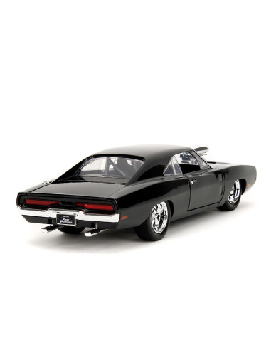 VV-253205006,Jada Fast And Furious Set Figurina Dom Si Masinuta Metalica Dodge Charger 1970 Scara 1 La 24