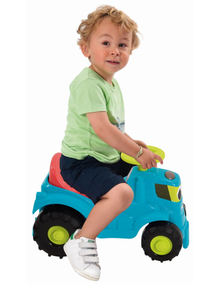 VV-7600004350,Ecoiffier Set Tractor Ride Cu Remorca Si Cositoare