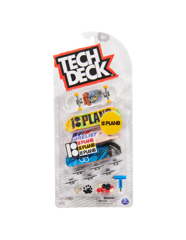 VV-6028815_20136722,Tech Deck Pachet 4 Piese Fingerboard I: Planb 9.6cm