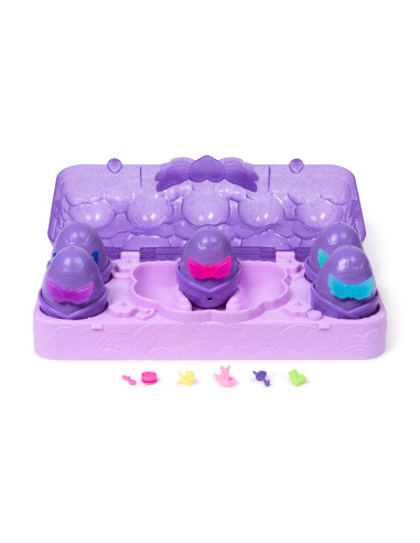 VV-6072615,Hatchimals Alive Neon Rainbow Set Carton Oua