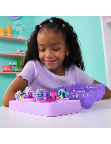 VV-6072615,Hatchimals Alive Neon Rainbow Set Carton Oua