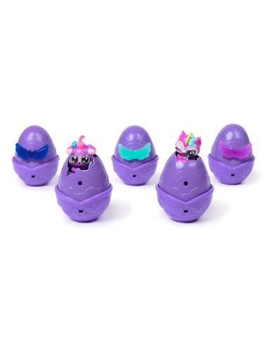 VV-6072615,Hatchimals Alive Neon Rainbow Set Carton Oua