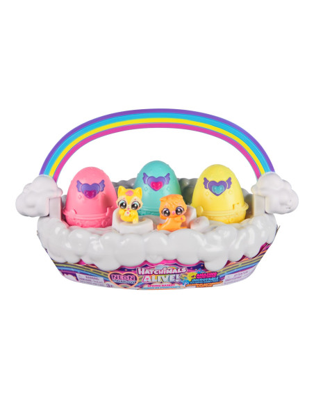 VV-6072741,Hatchimals Alive Neon Rainbow Set Cosulet De Oua