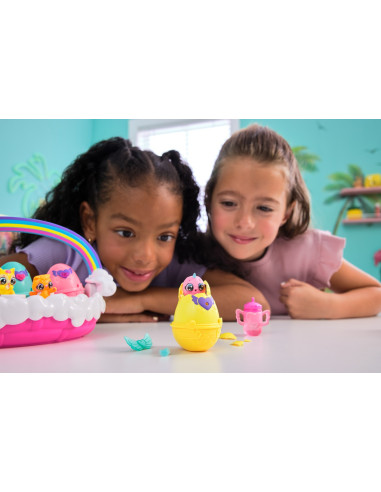 VV-6072741,Hatchimals Alive Neon Rainbow Set Cosulet De Oua