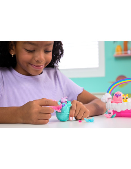 VV-6072741,Hatchimals Alive Neon Rainbow Set Cosulet De Oua