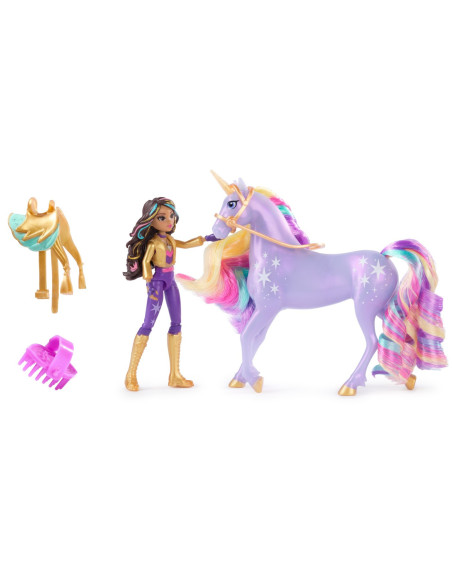 VV-6066838,Unicorn Academy Set Sophia Si Wildstar Cu Accesorii De Calarie