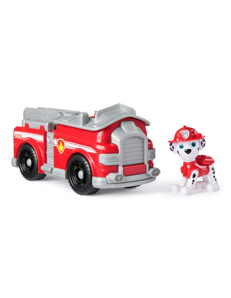 VV-6071153_20148929,Patrula Catelusilor Set Vehicul De Baza Masina De Pompieri Si Figurina Marshall