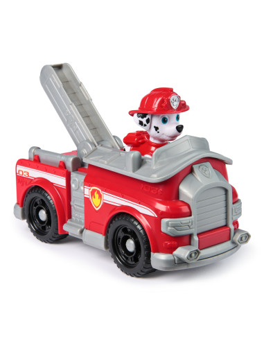 VV-6071153_20148929,Patrula Catelusilor Set Vehicul De Baza Masina De Pompieri Si Figurina Marshall
