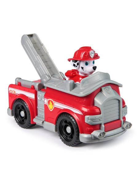 VV-6071153_20148929,Patrula Catelusilor Set Vehicul De Baza Masina De Pompieri Si Figurina Marshall