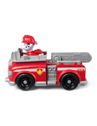 VV-6071153_20148929,Patrula Catelusilor Set Vehicul De Baza Masina De Pompieri Si Figurina Marshall