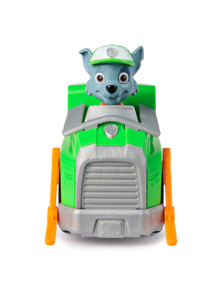 VV-6071153_20148930,Patrula Catelusilor Set Vehicul De Baza Camionul De Reciclare Si Figurina Rocky