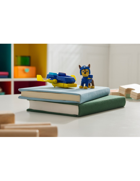VV-6071503_20149604,Patrula Catelusilor Action Pups Set Vehicul De Salvare Hoverboard Si Figurina Chase 5 Cm