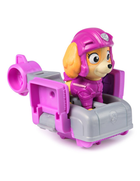 VV-6071503_20149607,Patrula Catelusilor Action Pups Set Vehicul De Salvare Hoverboard Si Figurina Skye 5 Cm