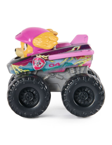 VV-6067086_20146976,Patrula Catelusilor Pup Squad Racers Rescue Wheels Vehicul Metalic Skye Scara 1:55