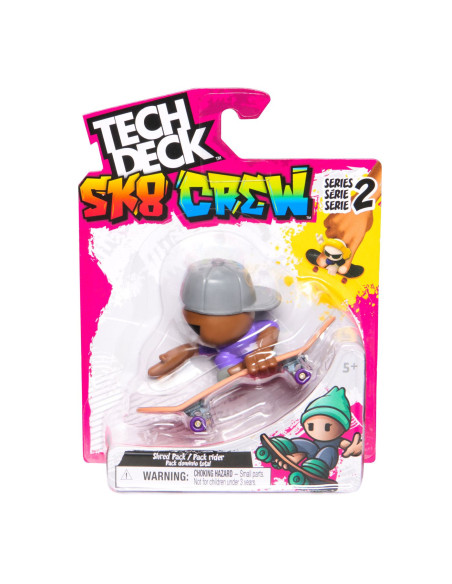 VV-6071054_20151492,Tech Dech Sk8 Crew Pachet Placa Si Figurina 9.6cm Sapca Gri