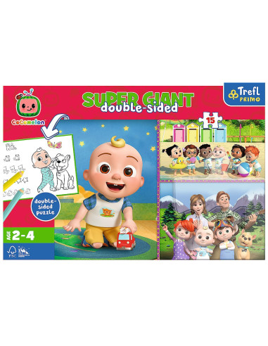 VV-42011,Puzzle Trefl Primo Super Giant 15 Cocomelon