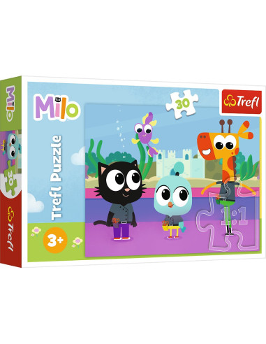 VV-18310,Puzzle Trefl 30 Planeta Milo Pisica Milo