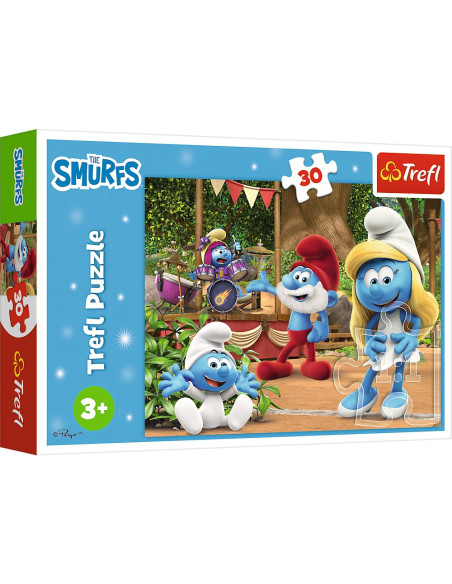 VV-18312,Puzzle Trefl 30 Strumfii Strumfita Si Strumfii