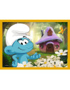 VV-34664,Puzzle Trefl 4in1 Strumfii Viata In Satul Strumfilor
