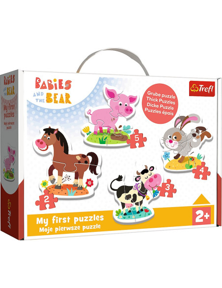 VV-36127,Puzzle Trefl Baby Clasic La Ferma 14 Piese