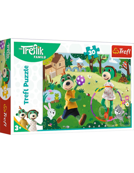 VV-18287,Puzzle Trefl 30 Familia Trefelik Ora De Joaca