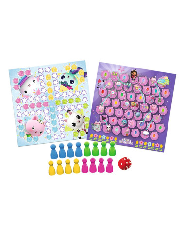 VV-02590,Joc Dream Works Gabbys House 2in1 Ludo Si Serpisori Scari