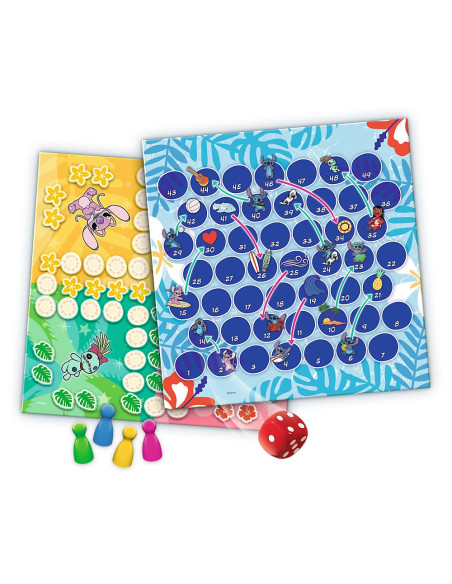 VV-02656,Joc Disney Stitch 2in1 Ludo Si Serpisori Scari
