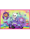 VV-34433,Puzzle Trefl 2x24 Gabbys Dollhouse Aventurile Lui Gabby