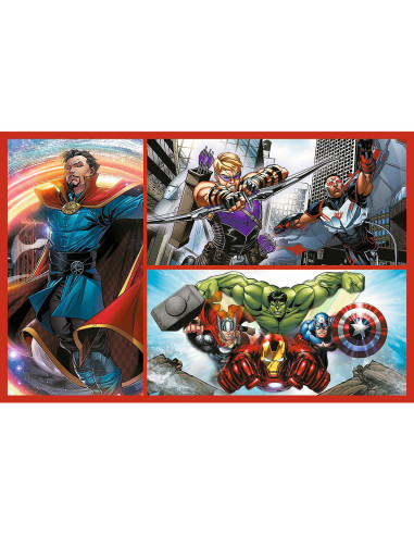 VV-34439,Puzzle Trefl 2x70 Marvel Avengers Misiunea Super Eroilor Marvel Avengers