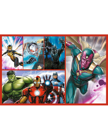 VV-34439,Puzzle Trefl 2x70 Marvel Avengers Misiunea Super Eroilor Marvel Avengers