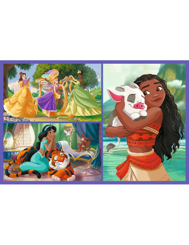 VV-34440,Puzzle Trefl 2x70 Disney Princess Viata Printeselor Disney