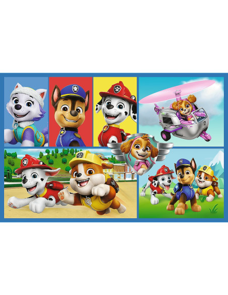 VV-34441,Puzzle Trefl 2x70 Patrula Catelusilor Echipa Catelusilor