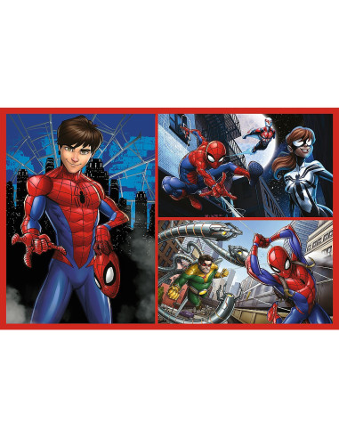 VV-34443,Puzzle Trefl 2x70 Marvel Spider-man Aventurile Lui Spider-man