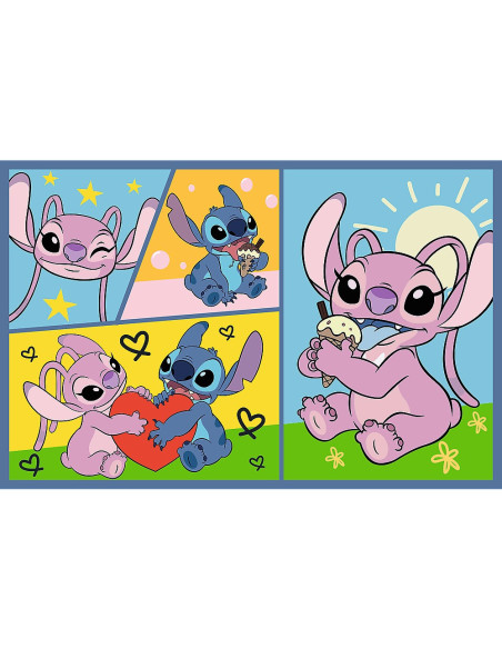 VV-34444,Puzzle Trefl 2x70 Stitch Nu Exista Plictiseala Cu Stitch