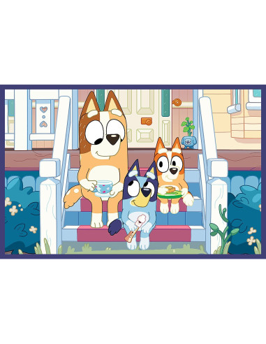 VV-34446,Puzzle Trefl 2x24 Bluey Distractie Cu Bluey