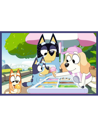 VV-34446,Puzzle Trefl 2x24 Bluey Distractie Cu Bluey