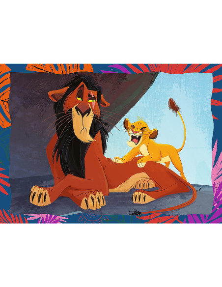 VV-34653,Puzzle Trefl 4in1 Disney Regele Leu