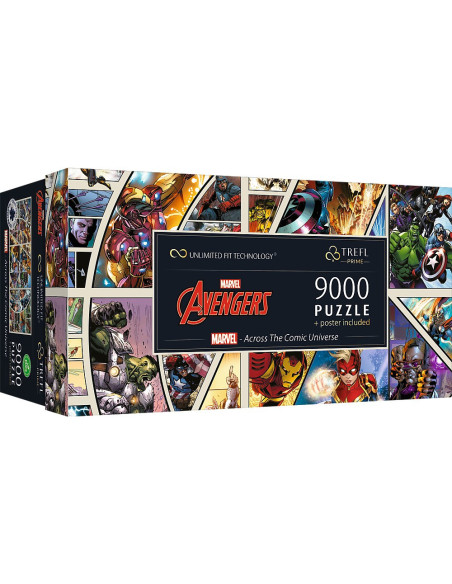 VV-81022,Puzzle Trefl Uft 9000 Marvel Avengers Prin Universul Comic