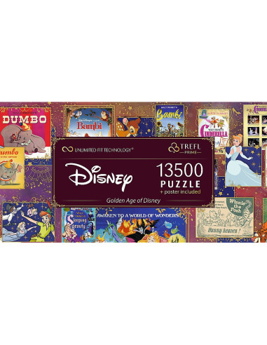 VV-81026,Puzzle Trefl Uft 13500 Disney Epoca De Aur A Disney
