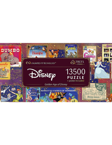 VV-81026,Puzzle Trefl Uft 13500 Disney Epoca De Aur A Disney