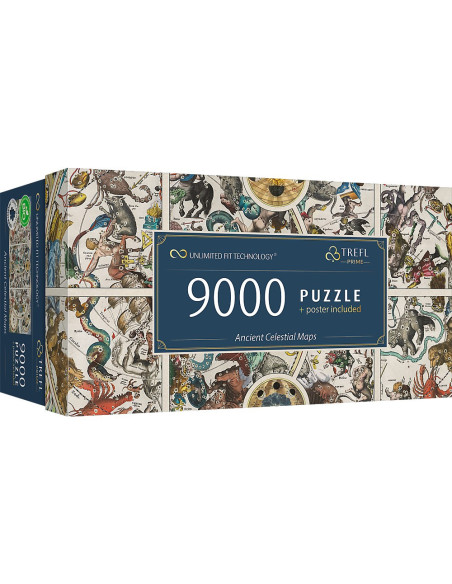 VV-81031,Puzzle Trefl Uft 9000 Harti Celeste Antice